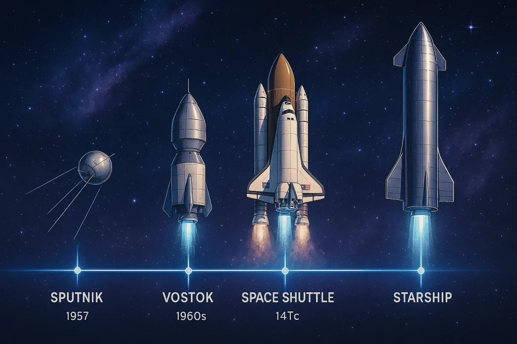 Evolusi Antariksa: Roket Pertama hingga Misi Masa Depan