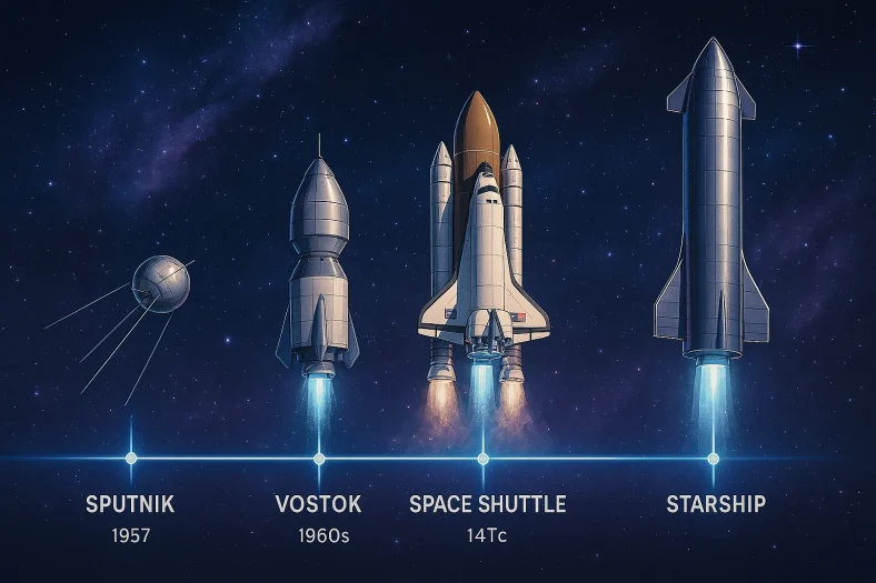 Evolusi Antariksa: Roket Pertama hingga Misi Masa Depan
